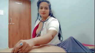 Indian Big Boobs Doctor Fucked by Patient babe asian blowjob
